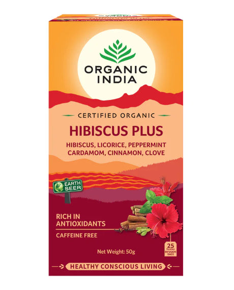 Organic India Hibiscus Plus 25tb