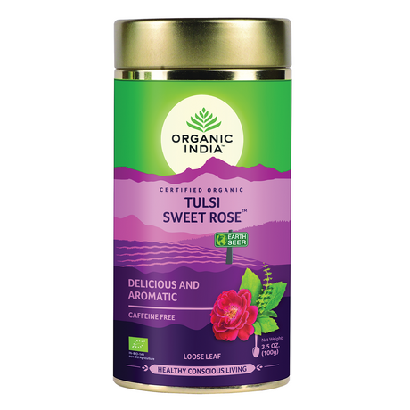 Organic India Sweet Rose Loose Leaf 100g