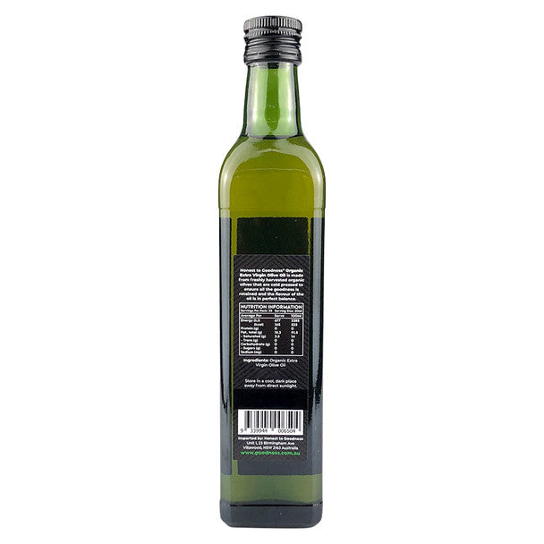 Honest to Goodness Organic Olive Oil Extra Virgin 500ml