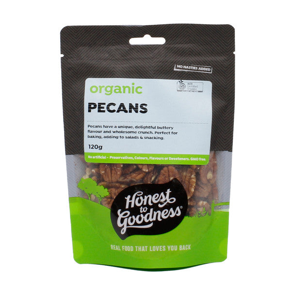 Honest to Goodness Organic Pecans 120g