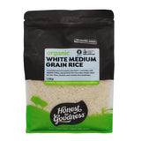 Honest to Goodness Organic White Medium Grain Rice 1.5kg