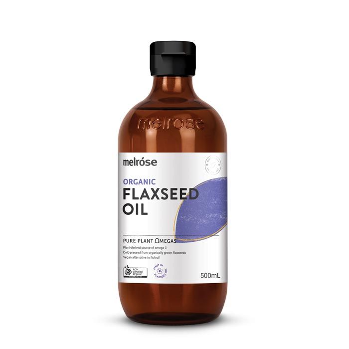 Melrose Organic Flaxseed Oil 500ml bottle