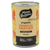Honest to Goodness Organic Tropical Fruit Mix in Juice 420g