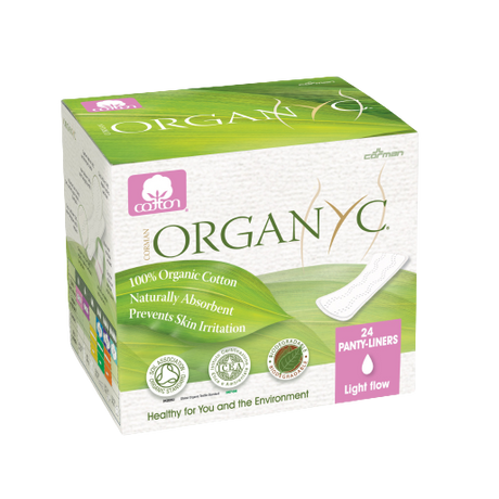 Organyc Thin Folded Panty Liner Light 24pk