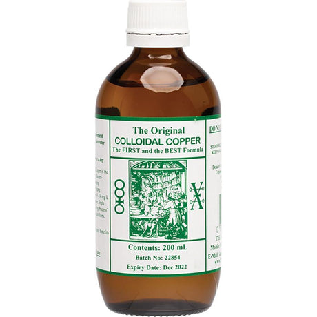 Original Colloidal Original Colloidal Colloidal Copper 200ml