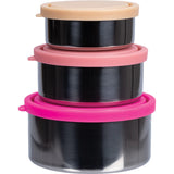 Ever Eco Round Nesting Containers Rise Collection 3 Piece Set