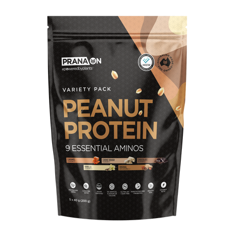 PranaOn Peanut Protein Variety Pack 5 x 40g