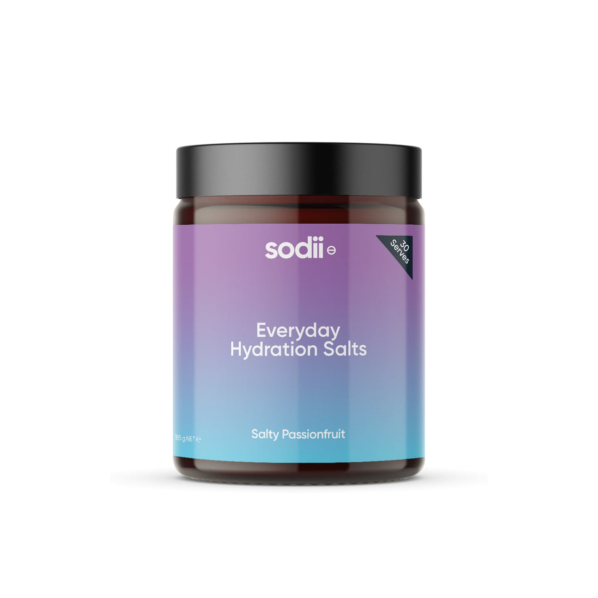 Sodii Everyday Hydration Salts Salty Passionfruit Tub 185g