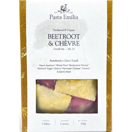 Pasta Emilia Beetroot Chevre Tortelli 320g