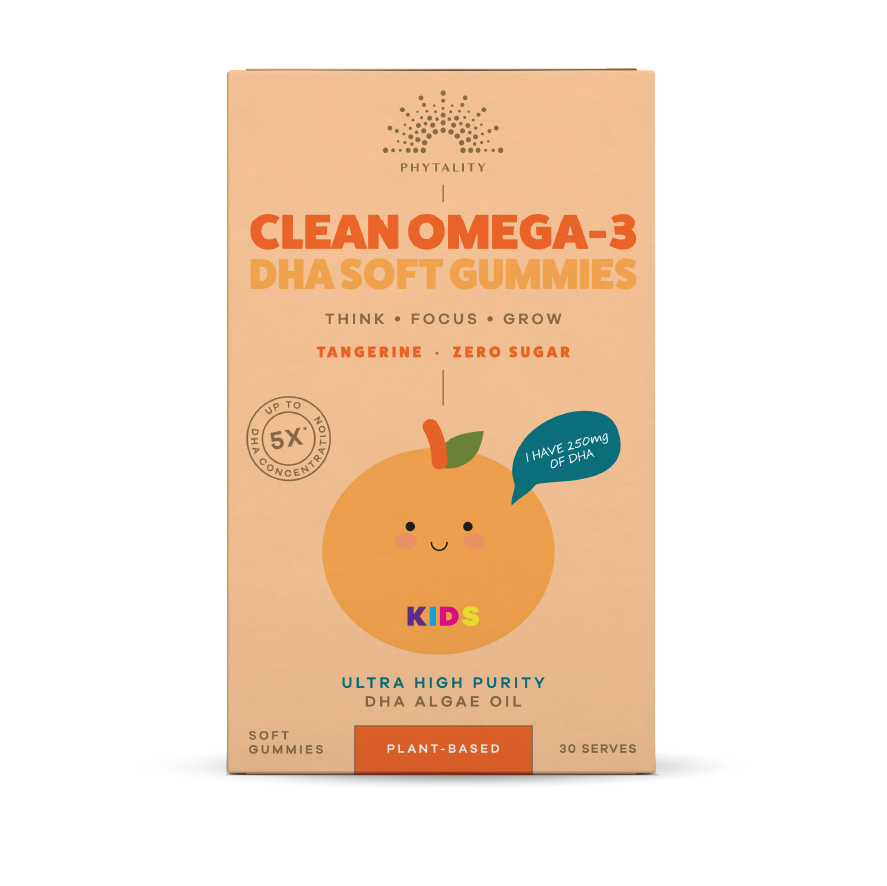Phytality Kids Clean Omega-3 DHA Soft Gummies 30 Pack