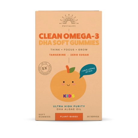 Phytality Kids Clean Omega-3 DHA Soft Gummies 30 Pack