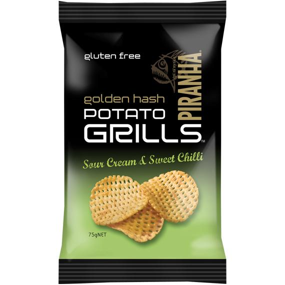 Piranha Potato Grills SourCream Chilli 75g
