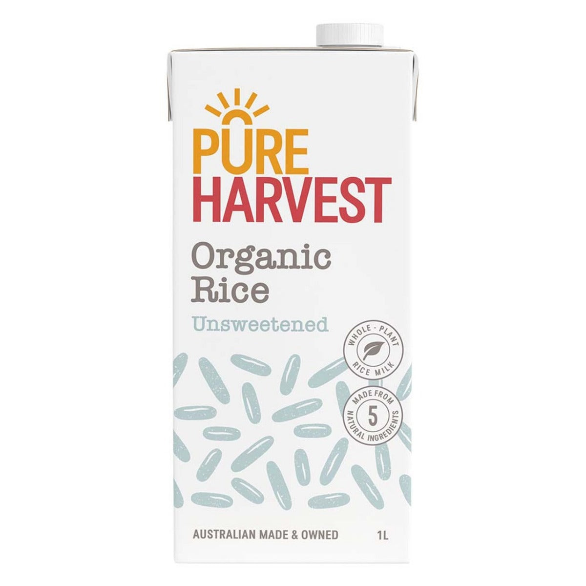 Pure Harvest Rice Milk Unsweet 1L