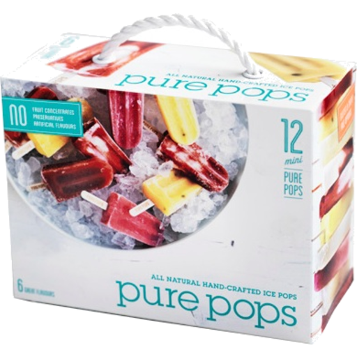 Pure Pops 12 Mini Pops 540g