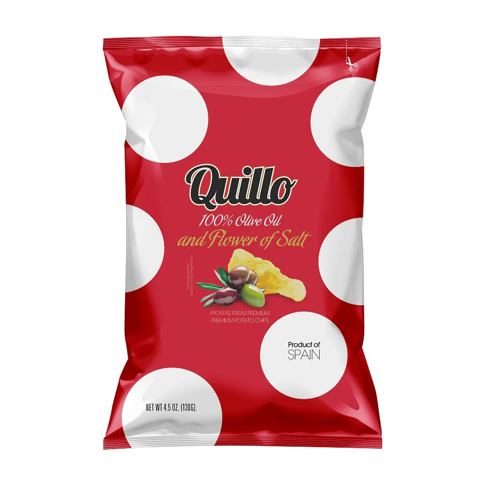 Quillo Quillo Olive Oil Chips 130g