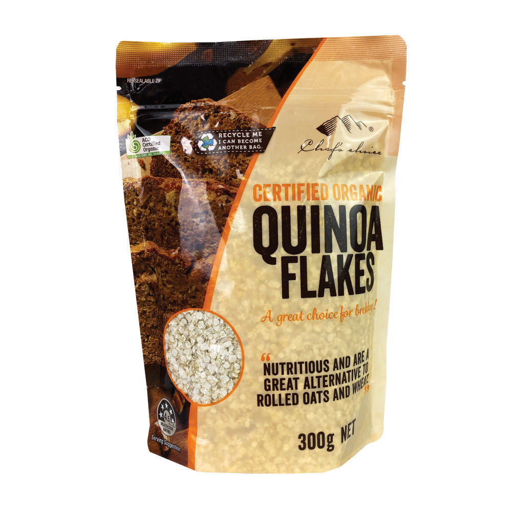 Chef's Choice Certified Organic Quinoa Flakes 300g