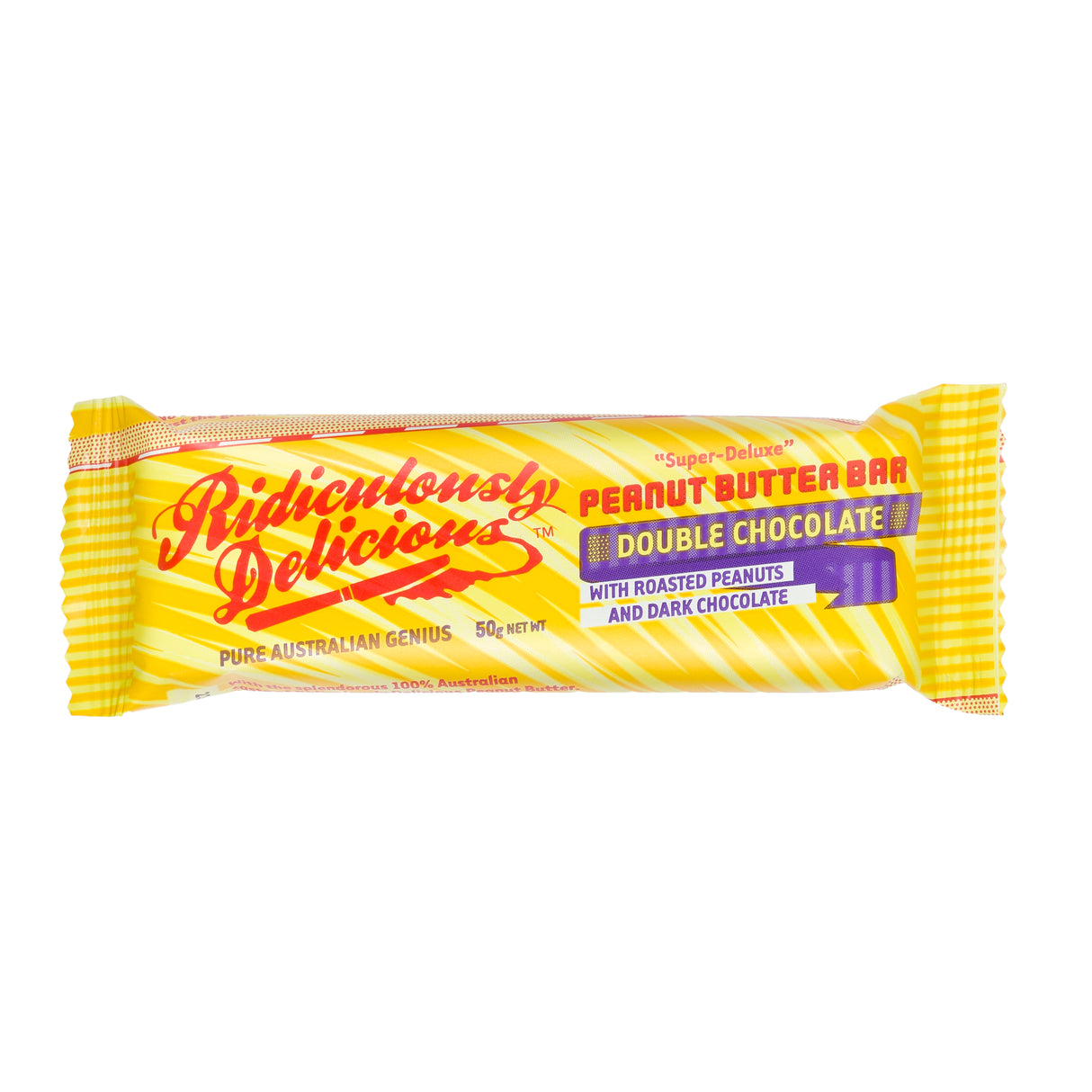 Ridiculously Delicious Peanut Butter Bar Double Chocolate 50g
