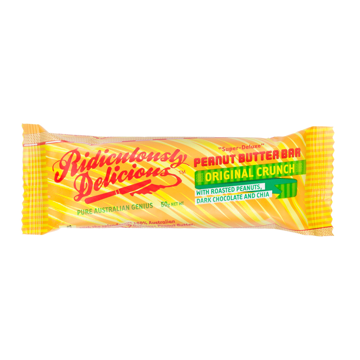 Ridiculously Delicious Peanut Butter Bar Original Crunch 50g