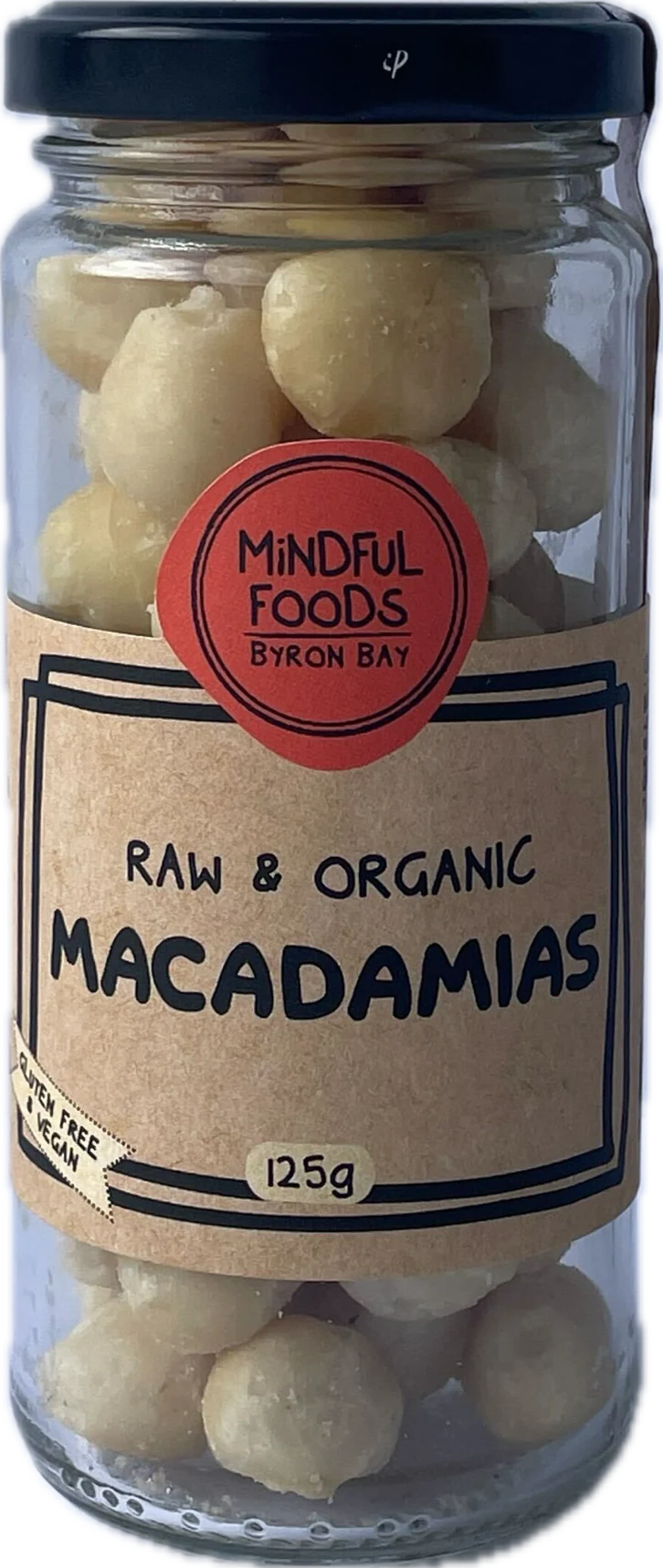 Mindful Foods Raw Organic Macadamias 125g