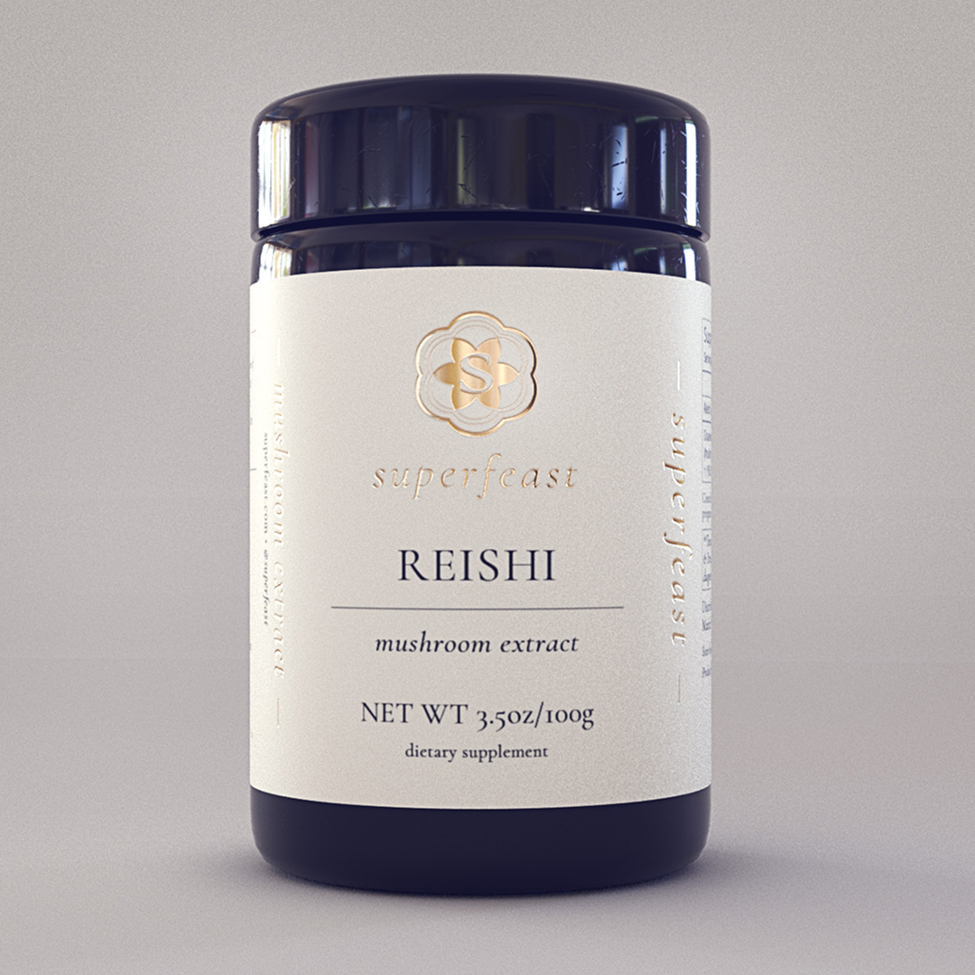 Superfeast Reishi 100g Miron glass jar