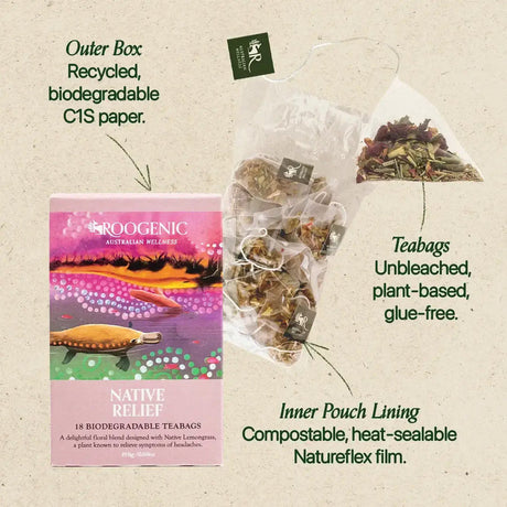Roogenic Native Relief Tea 18t