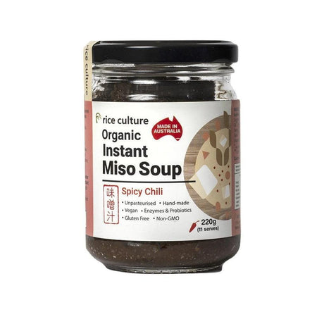 Rice Culture Organic Instant Miso Soup - Spicy Chili 220g