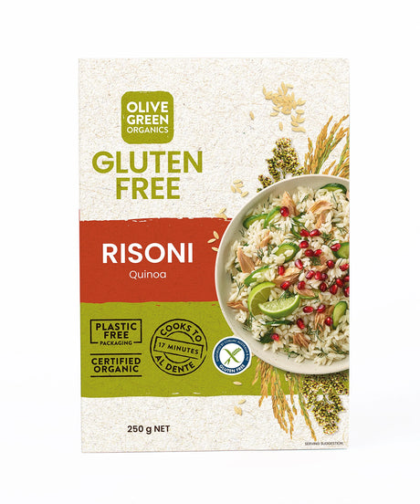 Olive Green Organics Gluten Free Quinoa & Rice Risoni 250g