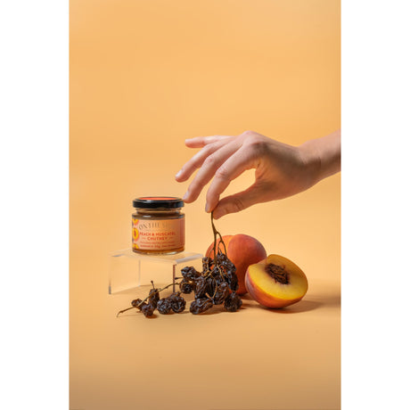 On The Side Peach Muscatel Chutney 115g