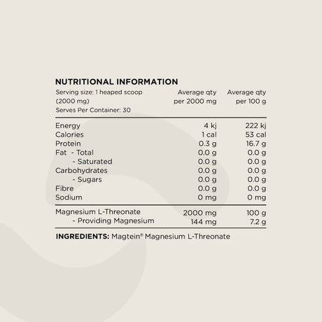 Switch Pure Mag L-threonate 60g