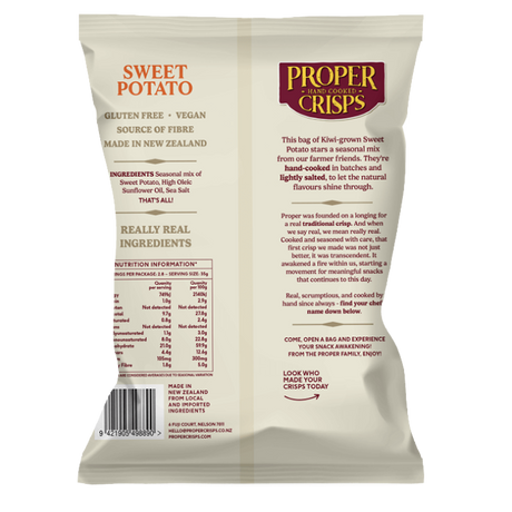 Proper Crisps Sweet Potato 100g