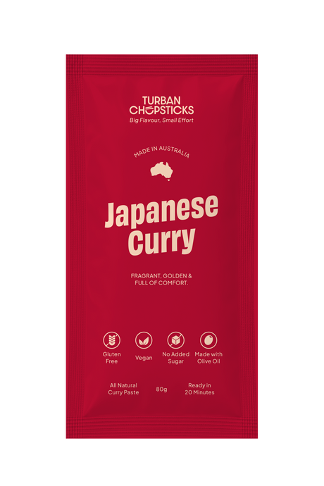Turban Chopsticks Japanese Curry Paste Sachet 80g