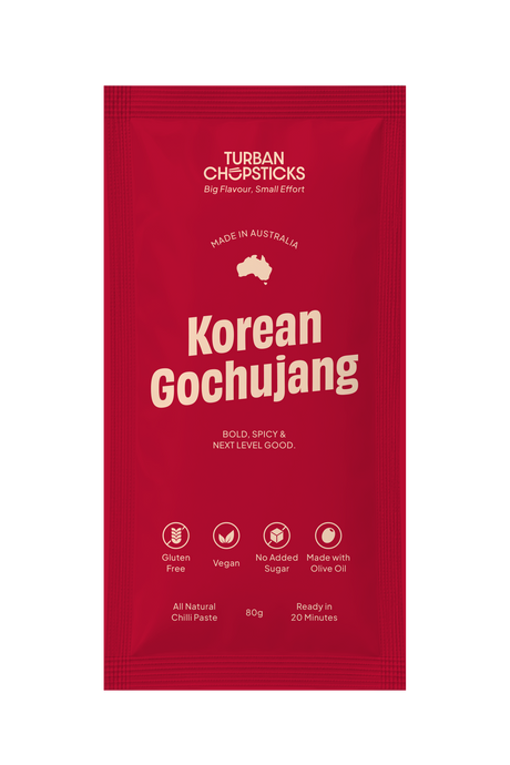 Turban Chopsticks Korean Gochujang Curry Paste Sachet 80g