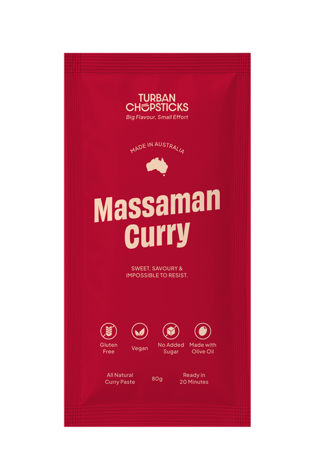 Turban Chopsticks Massaman Curry Paste Sachet 80g