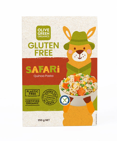 Olive Green Organics Quinoa Safari Pasta 250g