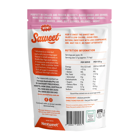 SaweetWay Allulose Sweetener 200g