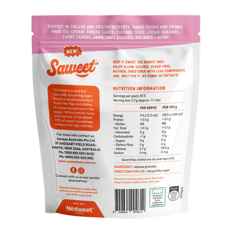 SaweetWay Allulose Sweetener 500g