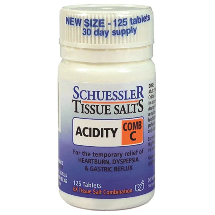 Schuessler Tissue Salts Acidity 125T