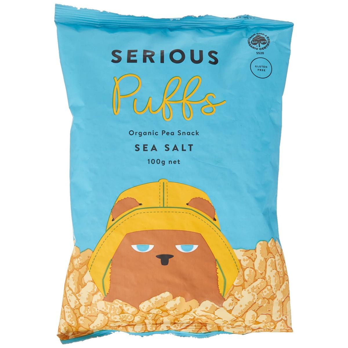 Serious Food Co Puffs Sea Salt 100g