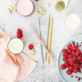 Ever Eco Silicone Straws Spring Pastels Straight 4 Pack