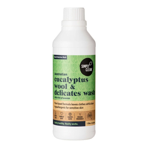 Simply Clean Eucalyptus Wool & Delicates Wash 1L