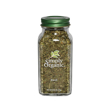 Simply Organic Basil Large Glass 15g
