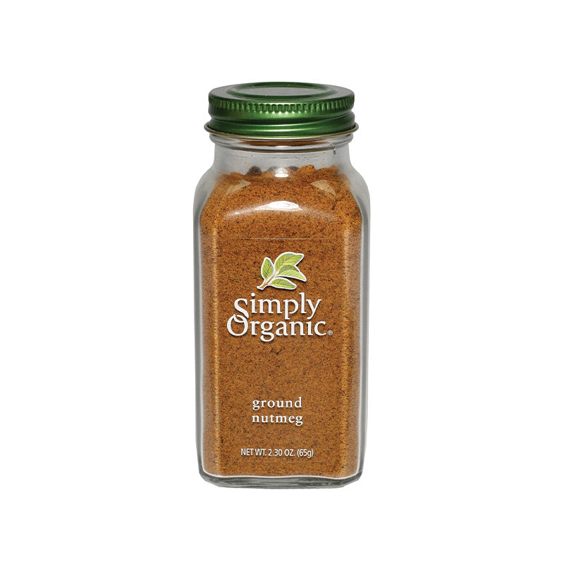 Simply Organic Nutmeg Ground Large Glass 65g