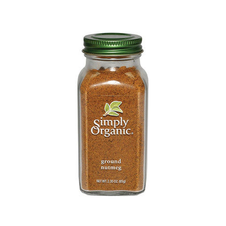 Simply Organic Nutmeg Ground Large Glass 65g