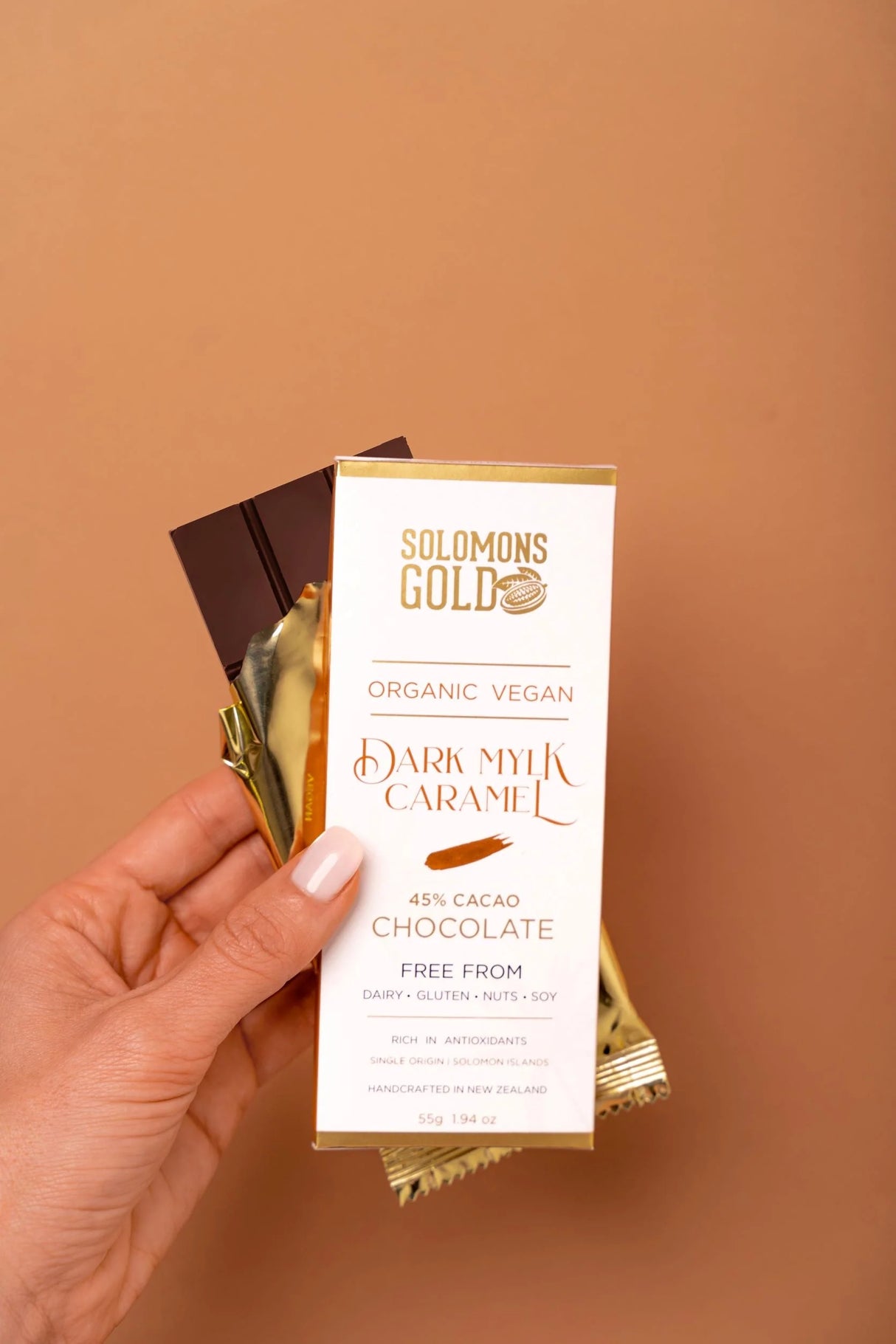 Solomons Dark Mylk Caramel 45% 55g