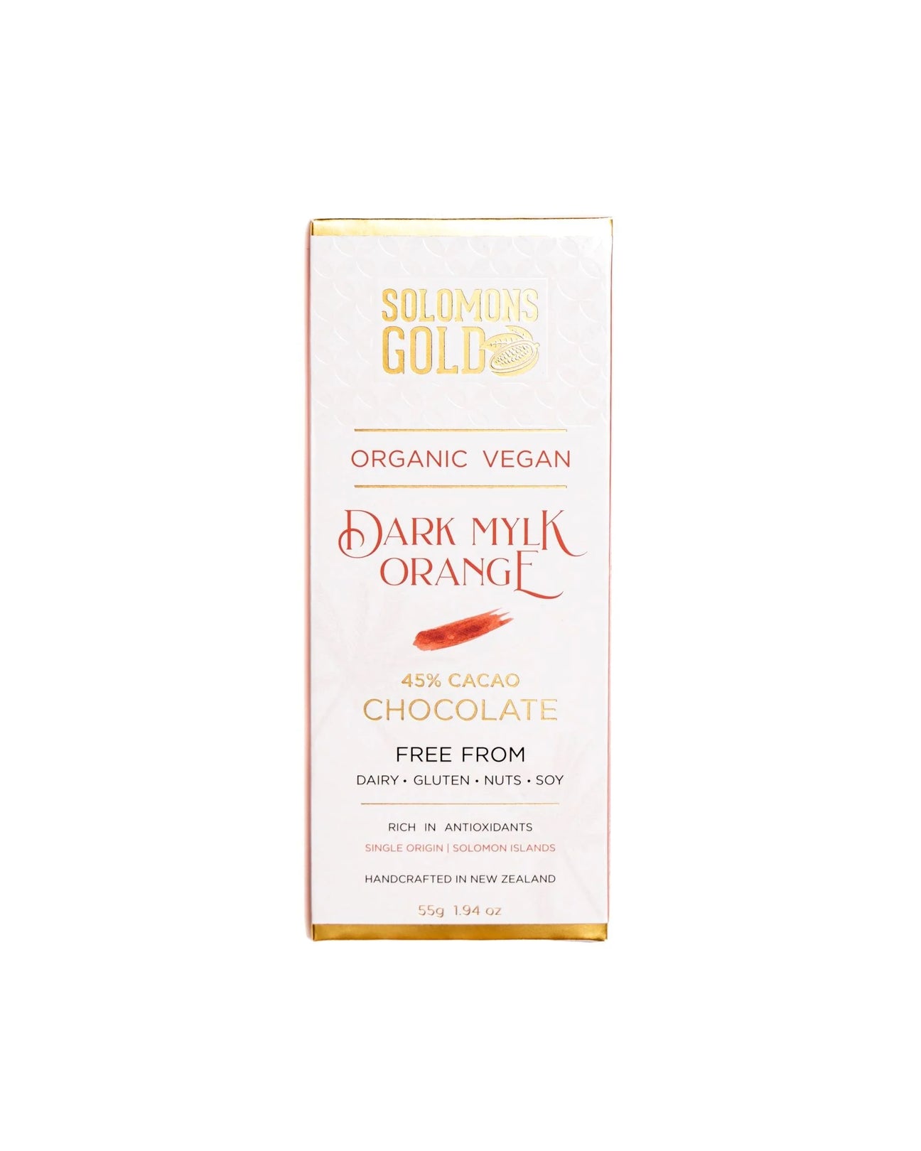 Solomons Gold Dark Mylk Orange 45% 55g