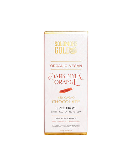 Solomons Gold Dark Mylk Orange 45% 55g