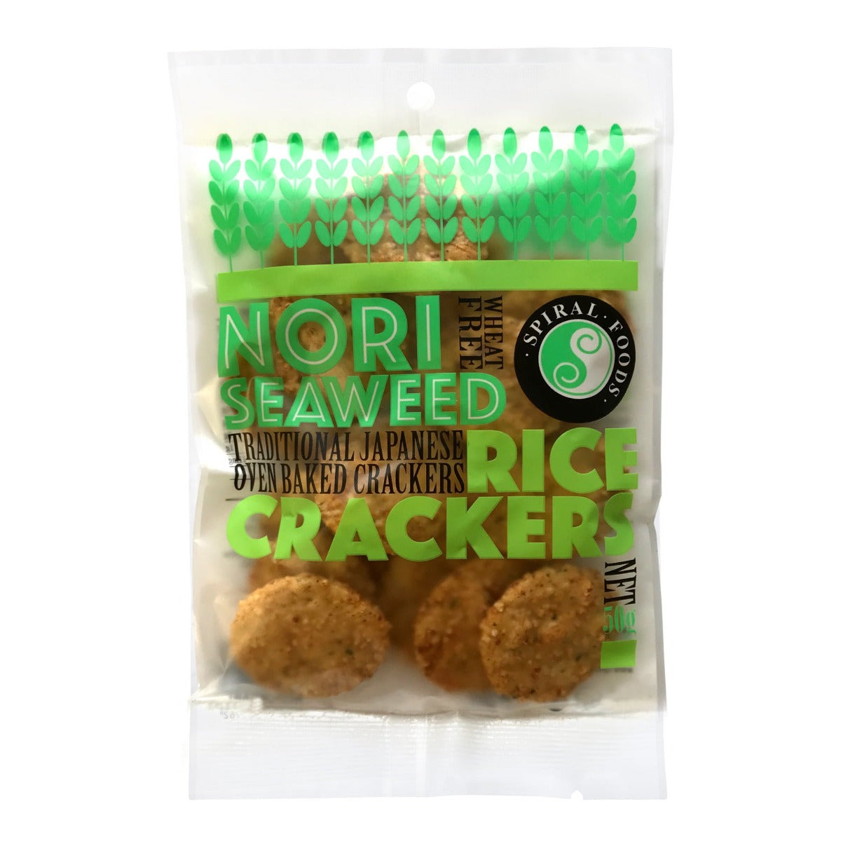 Spiral Foods Crunchy Nori Rice Crackers 50g
