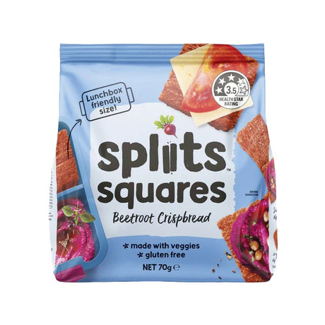 Spliits Spliits Squares Beetroot 70g
