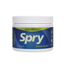 Spry Xylitol Chewing Gum Xylitol Chewing Gum Peppermint 100 Pieces Tub