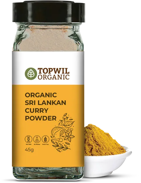 Topwil Org Sri Lankan Curry 45g